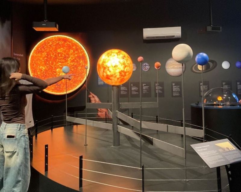 Model of the solar system